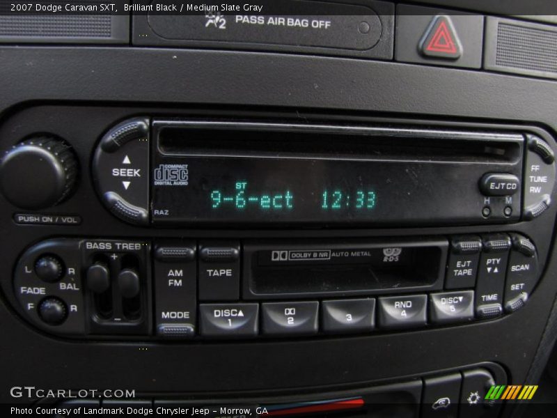 Brilliant Black / Medium Slate Gray 2007 Dodge Caravan SXT