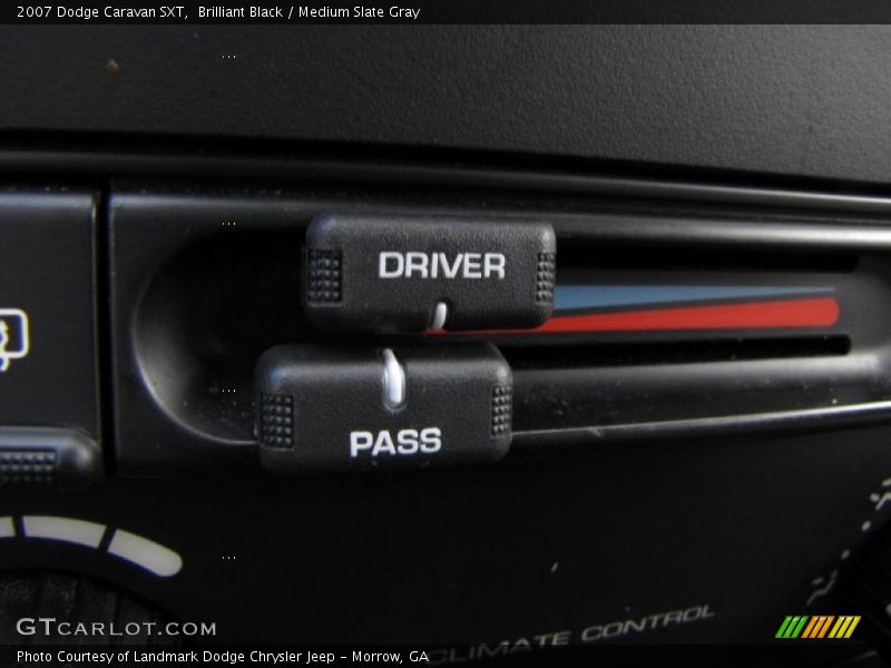 Brilliant Black / Medium Slate Gray 2007 Dodge Caravan SXT
