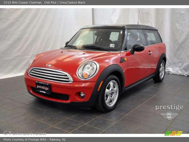 Chili Red / Grey/Carbon Black 2010 Mini Cooper Clubman