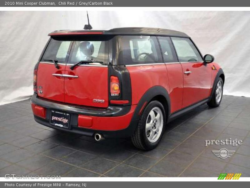 Chili Red / Grey/Carbon Black 2010 Mini Cooper Clubman