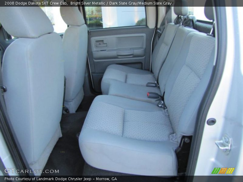 Bright Silver Metallic / Dark Slate Gray/Medium Slate Gray 2008 Dodge Dakota SXT Crew Cab