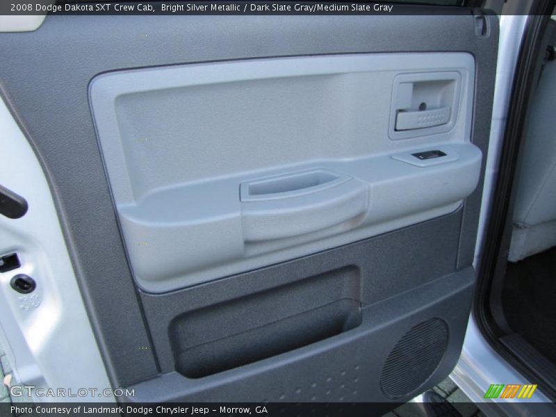 Bright Silver Metallic / Dark Slate Gray/Medium Slate Gray 2008 Dodge Dakota SXT Crew Cab