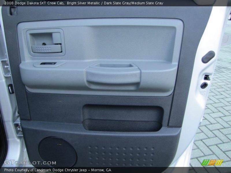 Bright Silver Metallic / Dark Slate Gray/Medium Slate Gray 2008 Dodge Dakota SXT Crew Cab