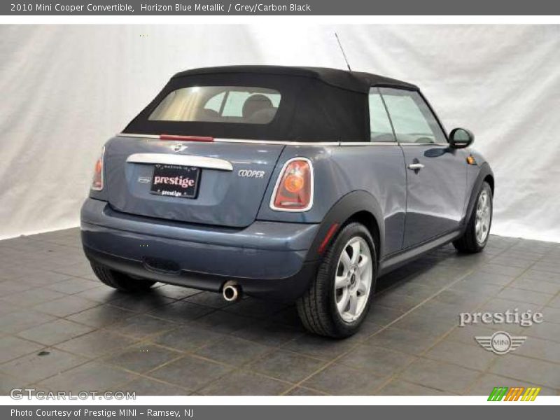 Horizon Blue Metallic / Grey/Carbon Black 2010 Mini Cooper Convertible