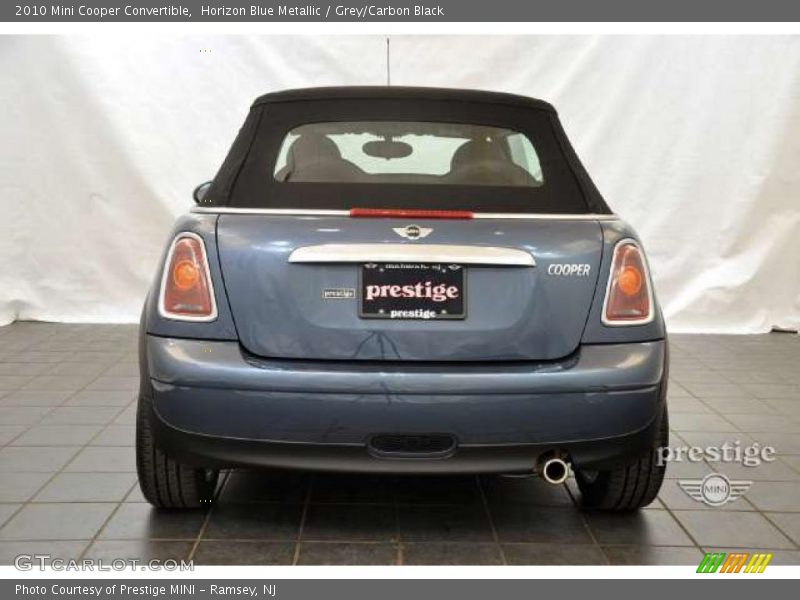 Horizon Blue Metallic / Grey/Carbon Black 2010 Mini Cooper Convertible