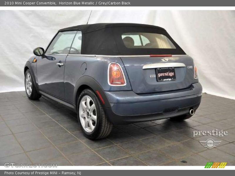 Horizon Blue Metallic / Grey/Carbon Black 2010 Mini Cooper Convertible