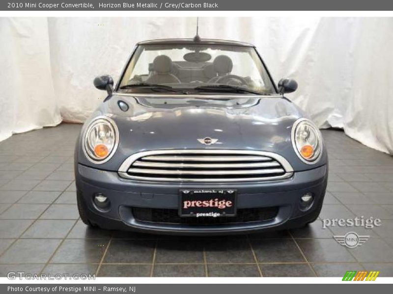 Horizon Blue Metallic / Grey/Carbon Black 2010 Mini Cooper Convertible