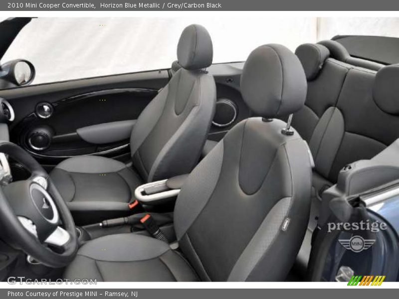 Horizon Blue Metallic / Grey/Carbon Black 2010 Mini Cooper Convertible