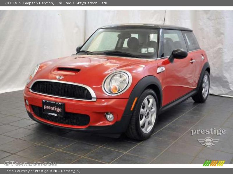Chili Red / Grey/Carbon Black 2010 Mini Cooper S Hardtop