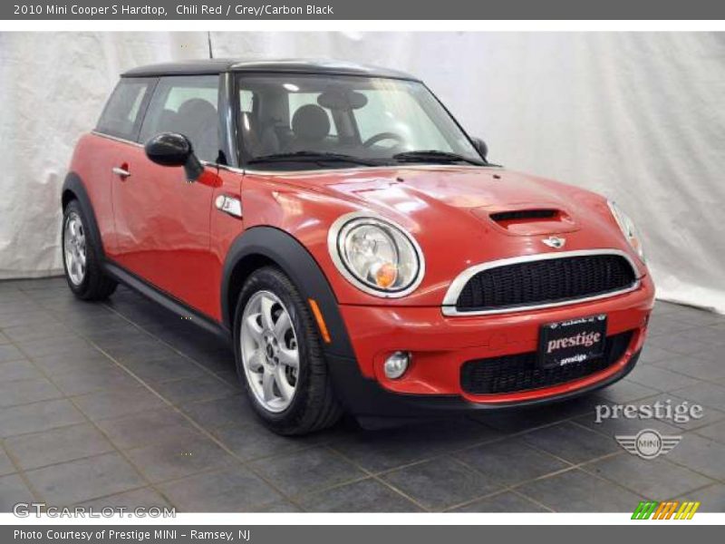 Chili Red / Grey/Carbon Black 2010 Mini Cooper S Hardtop