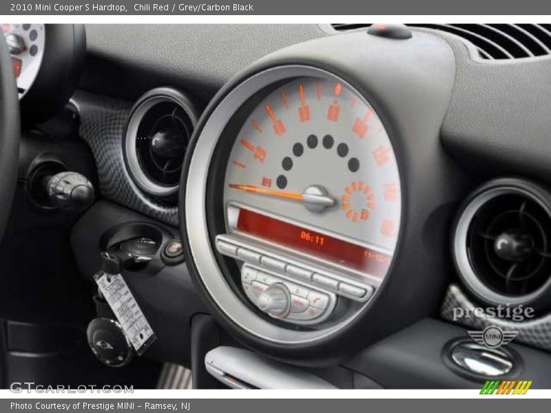 Chili Red / Grey/Carbon Black 2010 Mini Cooper S Hardtop