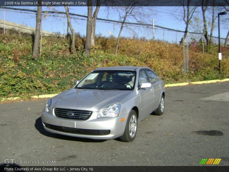 Bright Silver Metallic / Gray 2008 Kia Optima LX