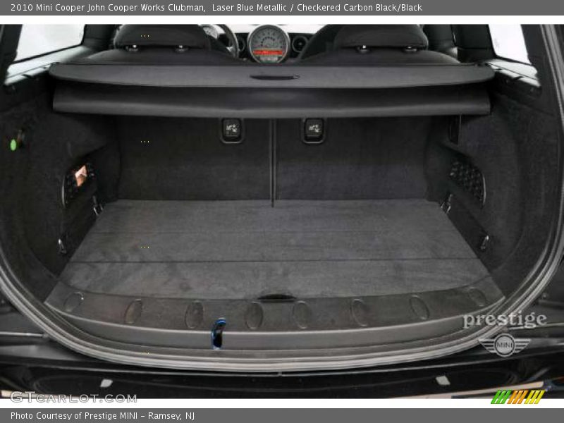 Laser Blue Metallic / Checkered Carbon Black/Black 2010 Mini Cooper John Cooper Works Clubman