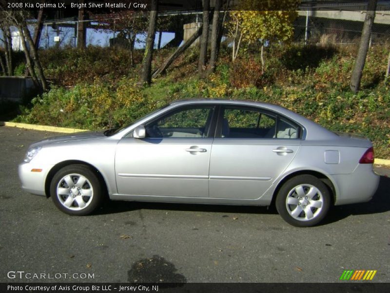 Bright Silver Metallic / Gray 2008 Kia Optima LX