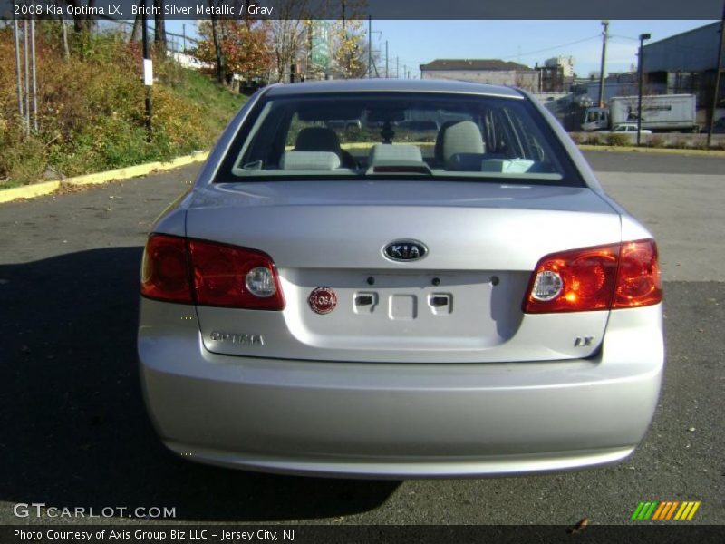 Bright Silver Metallic / Gray 2008 Kia Optima LX