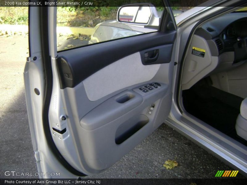Bright Silver Metallic / Gray 2008 Kia Optima LX