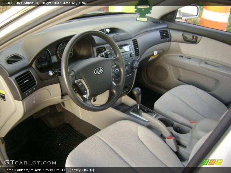 Bright Silver Metallic / Gray 2008 Kia Optima LX
