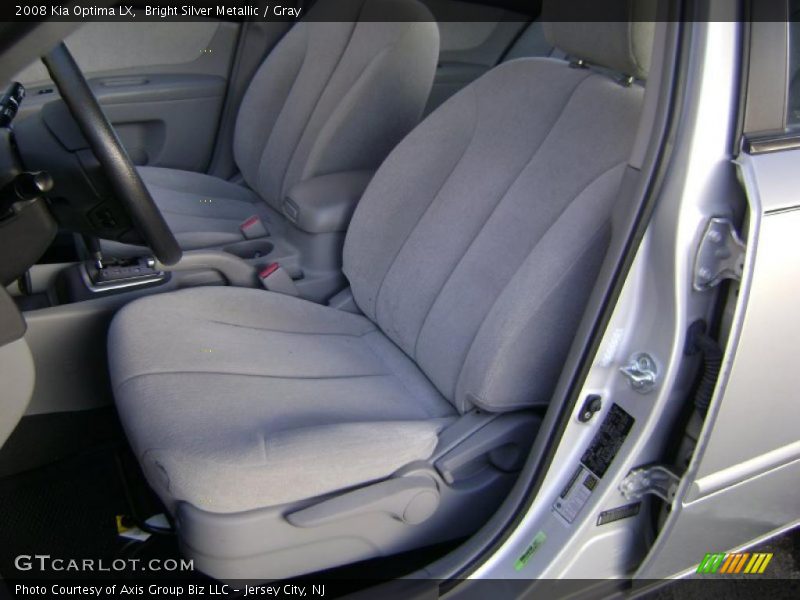 Bright Silver Metallic / Gray 2008 Kia Optima LX