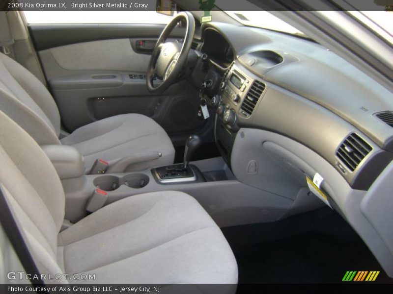 Bright Silver Metallic / Gray 2008 Kia Optima LX