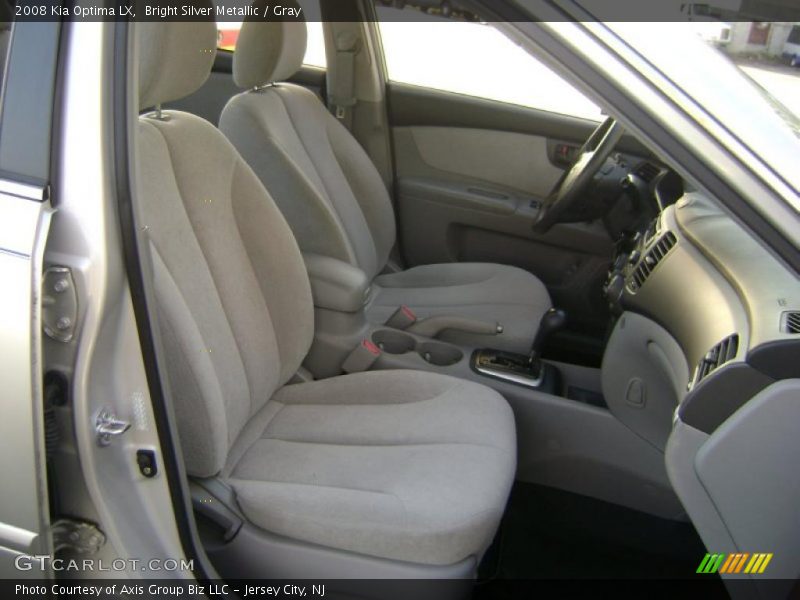 Bright Silver Metallic / Gray 2008 Kia Optima LX