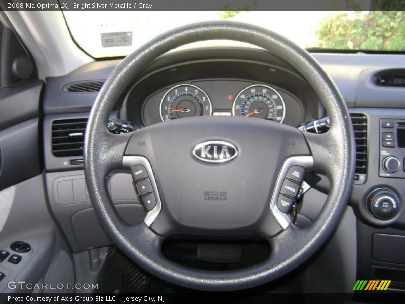Bright Silver Metallic / Gray 2008 Kia Optima LX