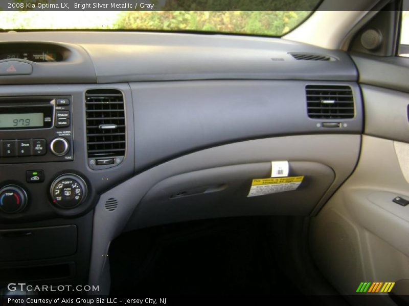 Bright Silver Metallic / Gray 2008 Kia Optima LX