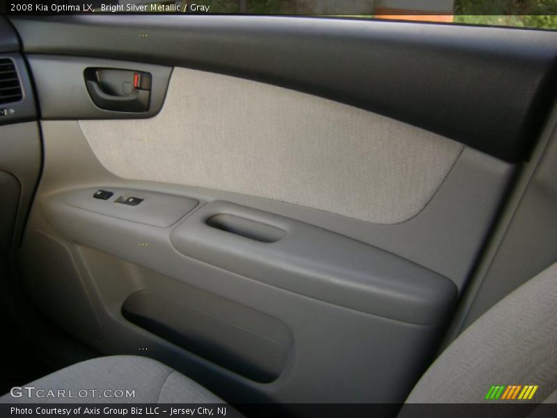 Bright Silver Metallic / Gray 2008 Kia Optima LX