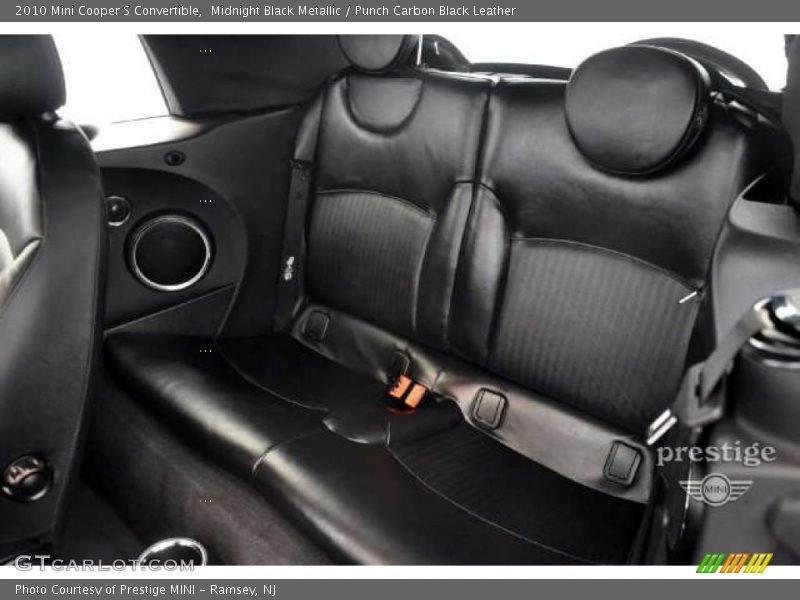 Midnight Black Metallic / Punch Carbon Black Leather 2010 Mini Cooper S Convertible