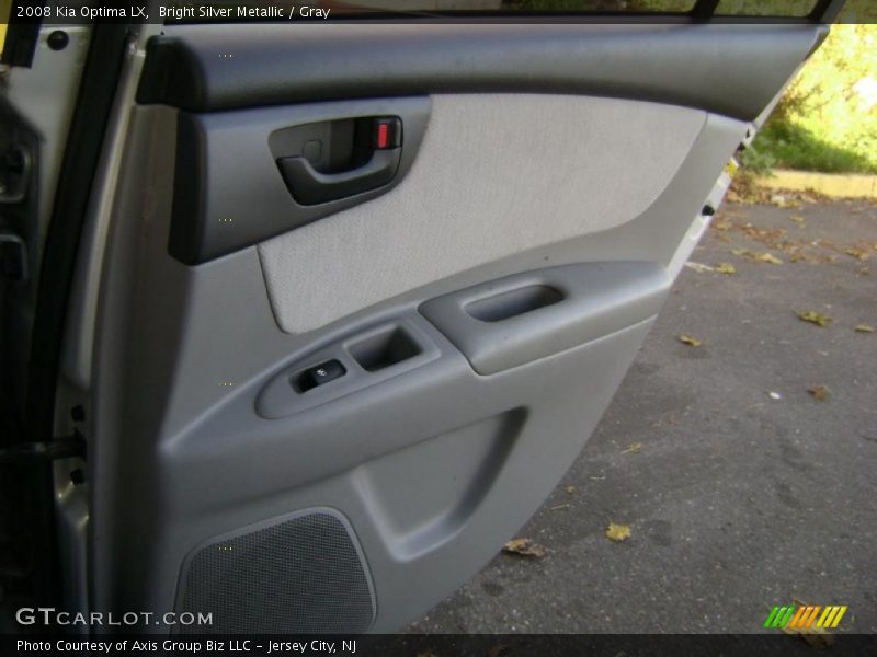 Bright Silver Metallic / Gray 2008 Kia Optima LX
