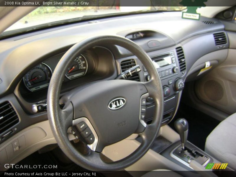 Bright Silver Metallic / Gray 2008 Kia Optima LX