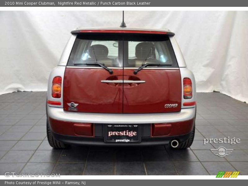 Nightfire Red Metallic / Punch Carbon Black Leather 2010 Mini Cooper Clubman