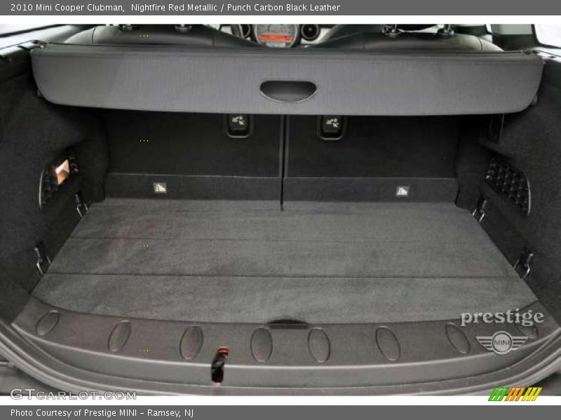 Nightfire Red Metallic / Punch Carbon Black Leather 2010 Mini Cooper Clubman
