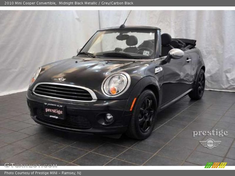 Midnight Black Metallic / Grey/Carbon Black 2010 Mini Cooper Convertible