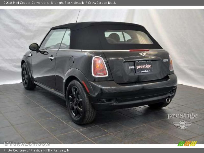 Midnight Black Metallic / Grey/Carbon Black 2010 Mini Cooper Convertible