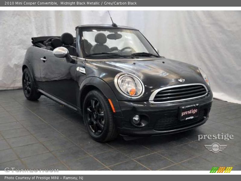 Midnight Black Metallic / Grey/Carbon Black 2010 Mini Cooper Convertible
