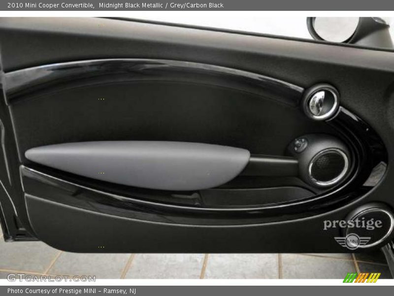 Midnight Black Metallic / Grey/Carbon Black 2010 Mini Cooper Convertible