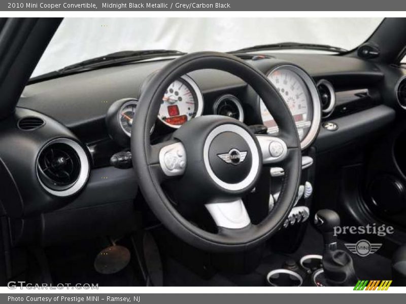 Midnight Black Metallic / Grey/Carbon Black 2010 Mini Cooper Convertible
