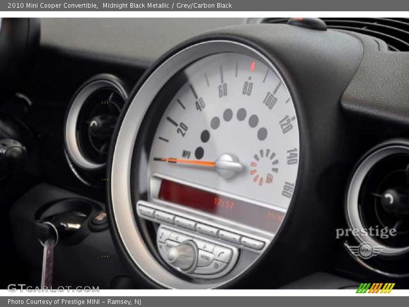 Midnight Black Metallic / Grey/Carbon Black 2010 Mini Cooper Convertible
