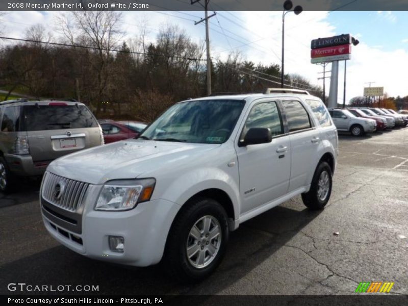 Oxford White / Stone 2008 Mercury Mariner I4