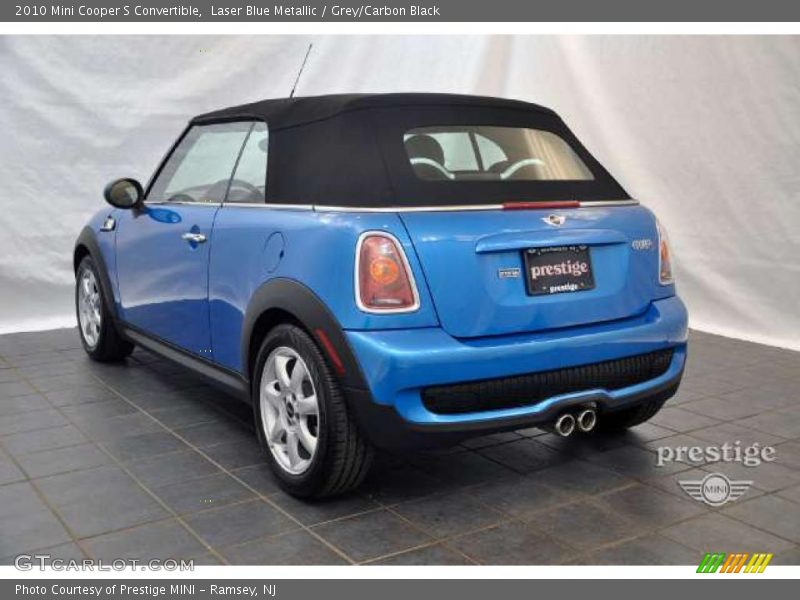 Laser Blue Metallic / Grey/Carbon Black 2010 Mini Cooper S Convertible