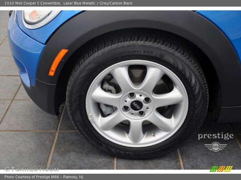 Laser Blue Metallic / Grey/Carbon Black 2010 Mini Cooper S Convertible