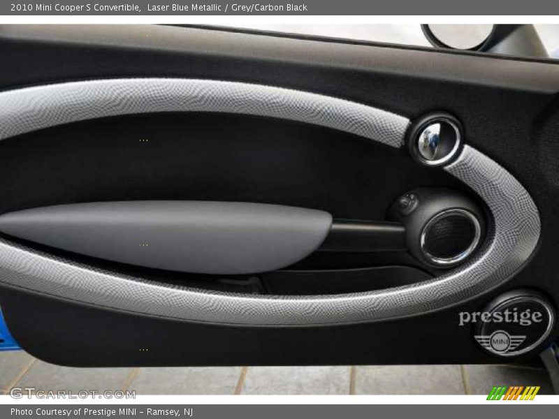 Laser Blue Metallic / Grey/Carbon Black 2010 Mini Cooper S Convertible