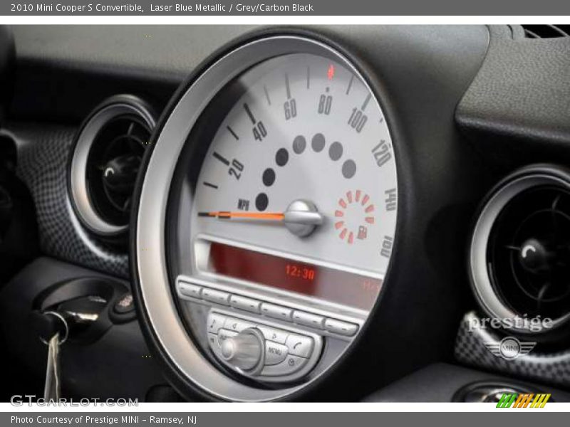 Laser Blue Metallic / Grey/Carbon Black 2010 Mini Cooper S Convertible