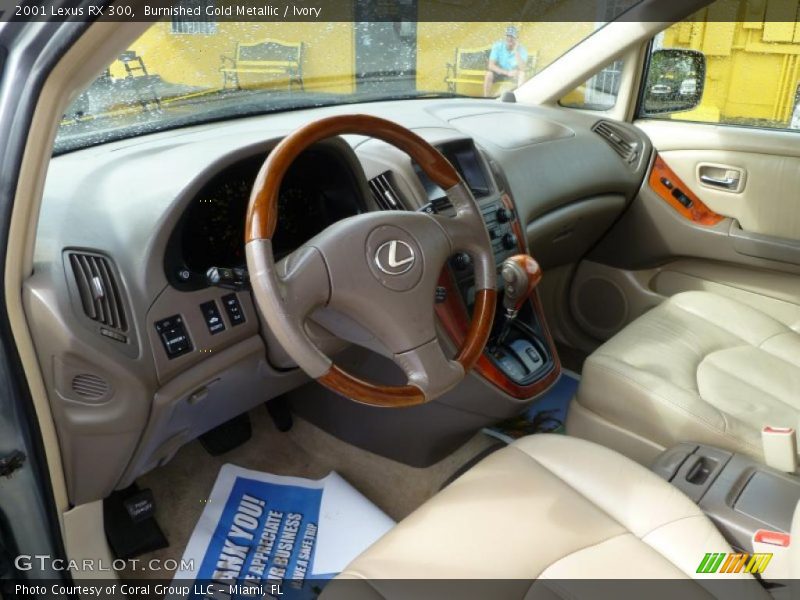 Burnished Gold Metallic / Ivory 2001 Lexus RX 300