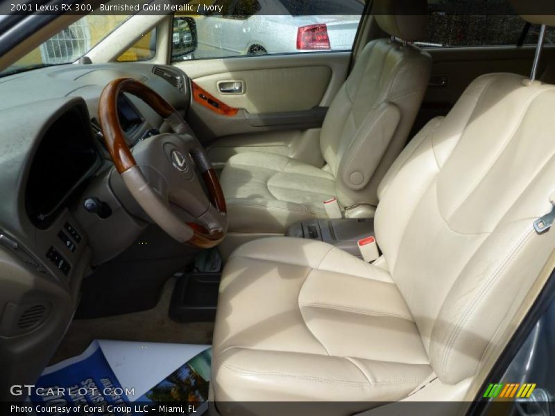 Burnished Gold Metallic / Ivory 2001 Lexus RX 300
