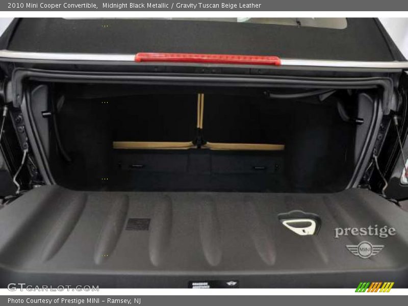 Midnight Black Metallic / Gravity Tuscan Beige Leather 2010 Mini Cooper Convertible