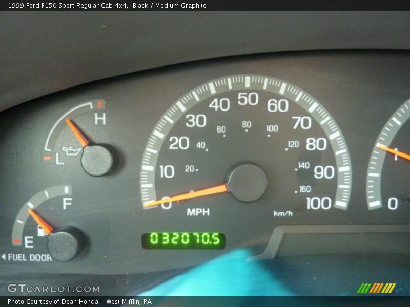 Black / Medium Graphite 1999 Ford F150 Sport Regular Cab 4x4