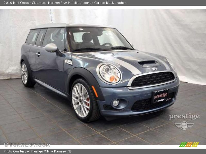 Horizon Blue Metallic / Lounge Carbon Black Leather 2010 Mini Cooper Clubman
