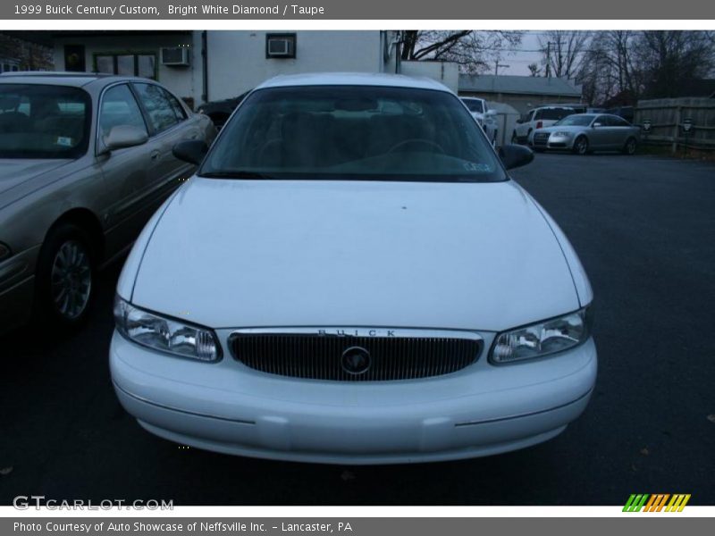 Bright White Diamond / Taupe 1999 Buick Century Custom