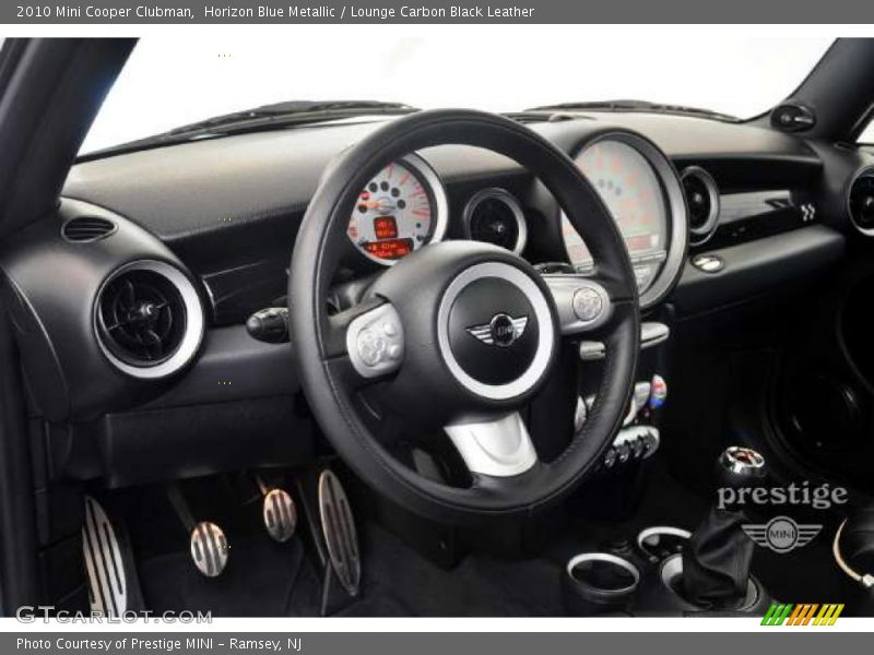 Horizon Blue Metallic / Lounge Carbon Black Leather 2010 Mini Cooper Clubman